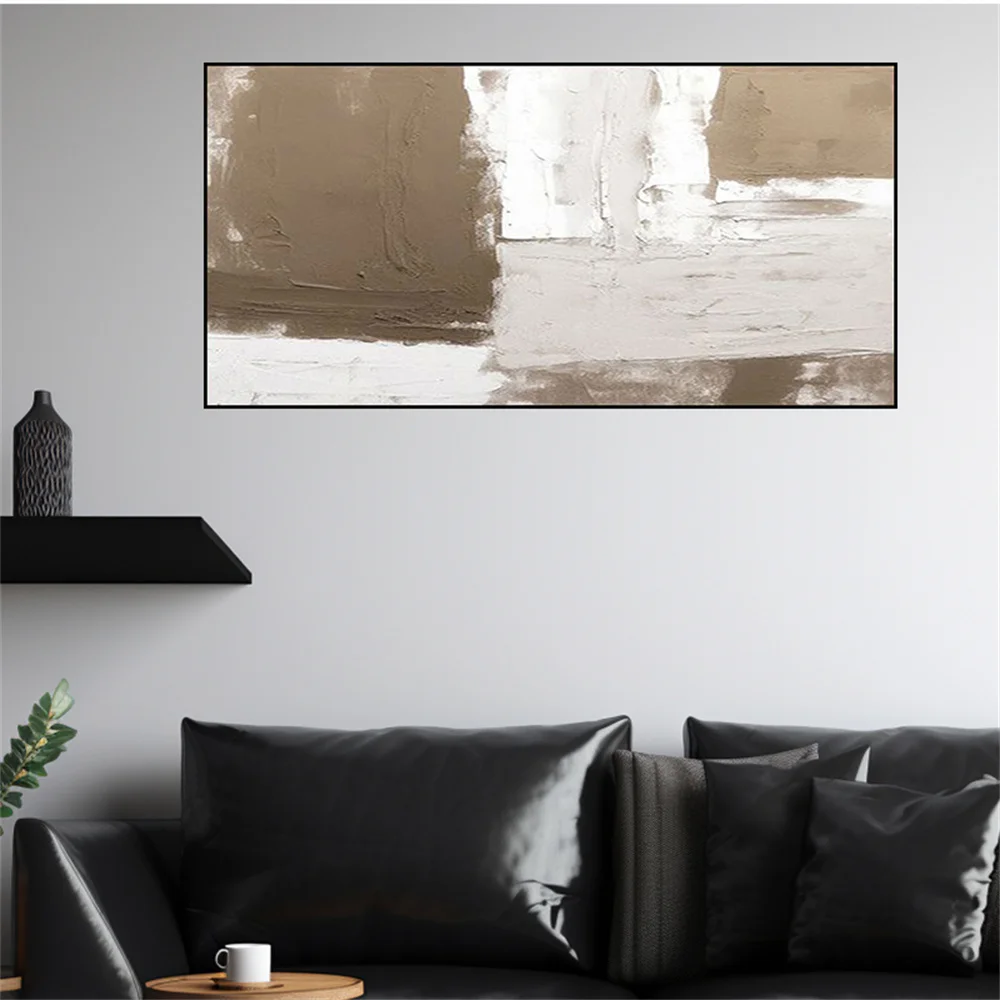 

Pop Brown Reddish Paintings Decor Home 100% Handpainted Oil Painting On Canvas Large Wall Art Picture Modern Sofa Wall Decor Art