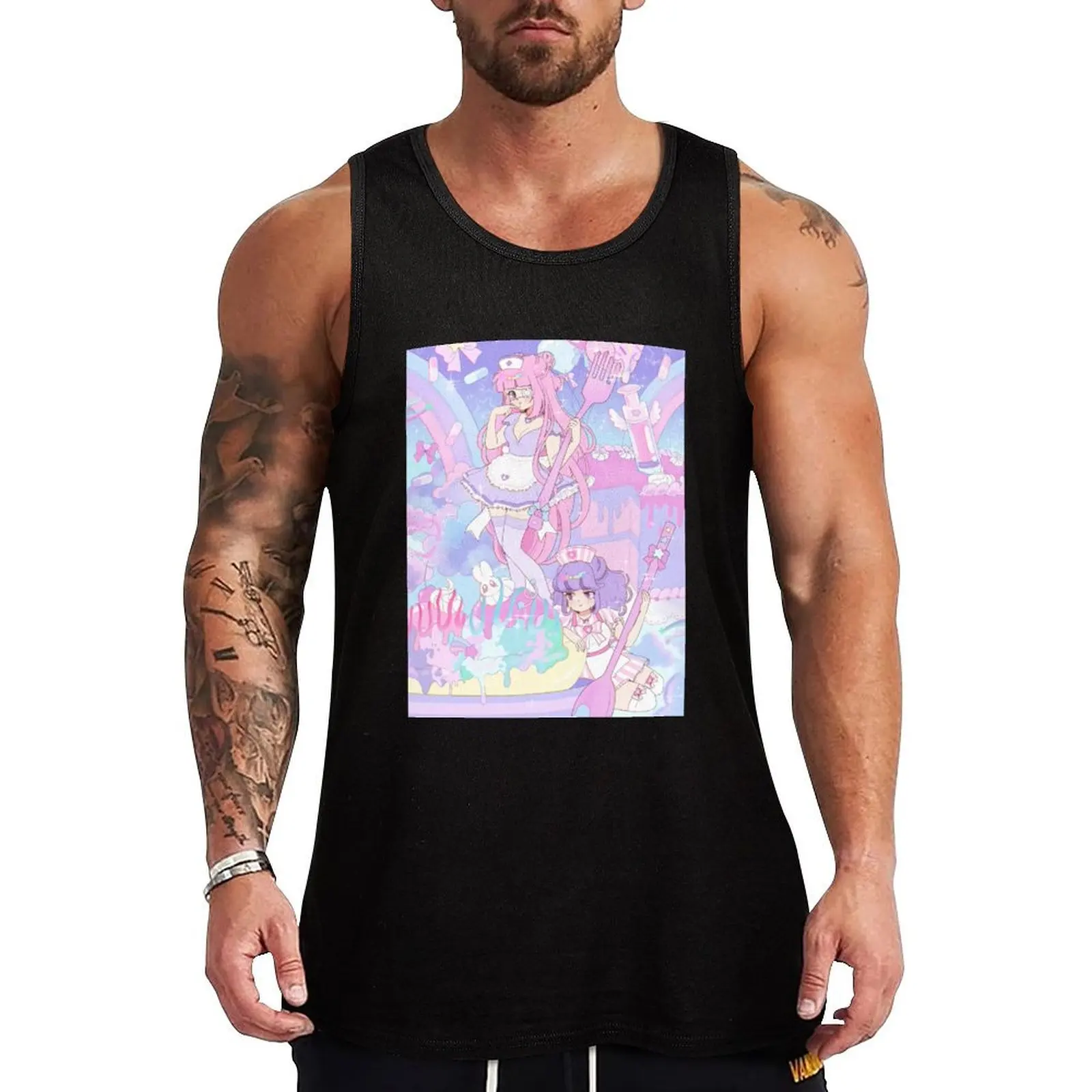 Parfum and Lavender Sweets World Tank Top quick-drying t-shirt gym clothes man Japanese t-shirt