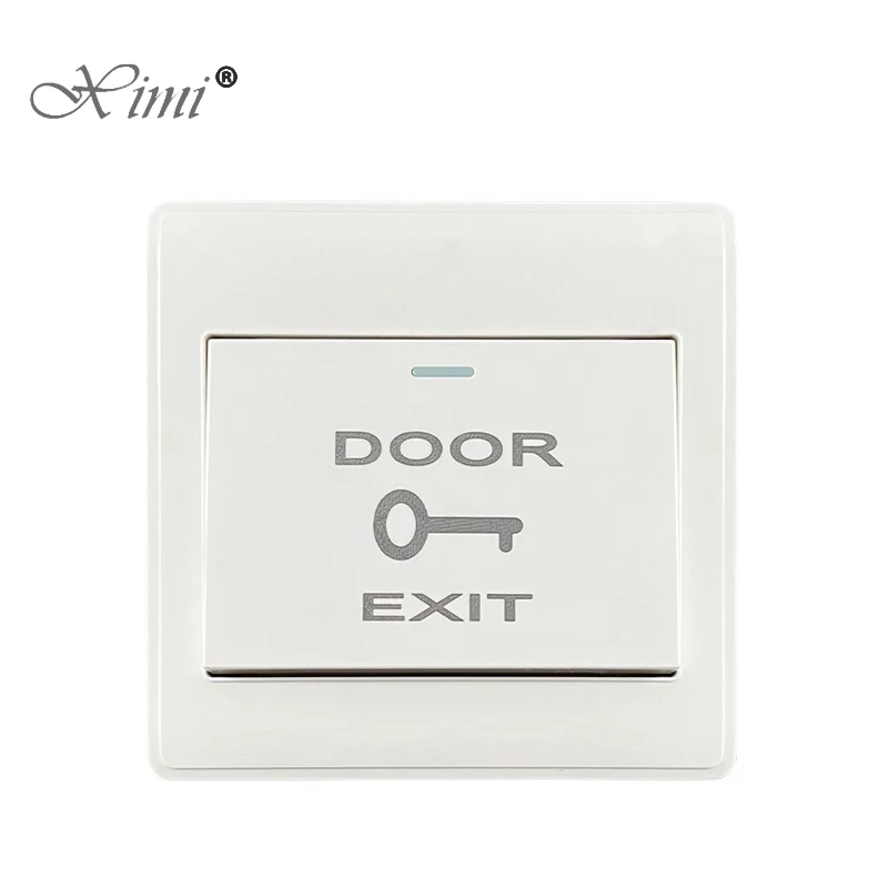ABS Plastic Access Button NO COM Door Exit Push Switch Release Gate Opener For Door Access Control System