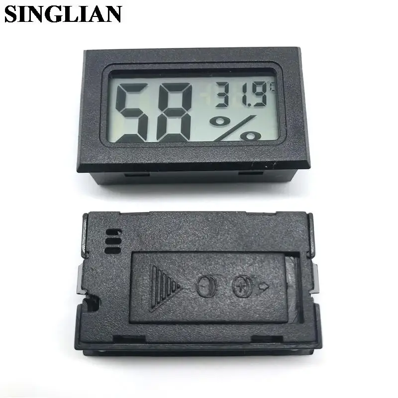 Mini Digital LCD Indoor Convenient Temperature Sensor Humidity Meter Thermometer Hygrometer Gauge Without Cable