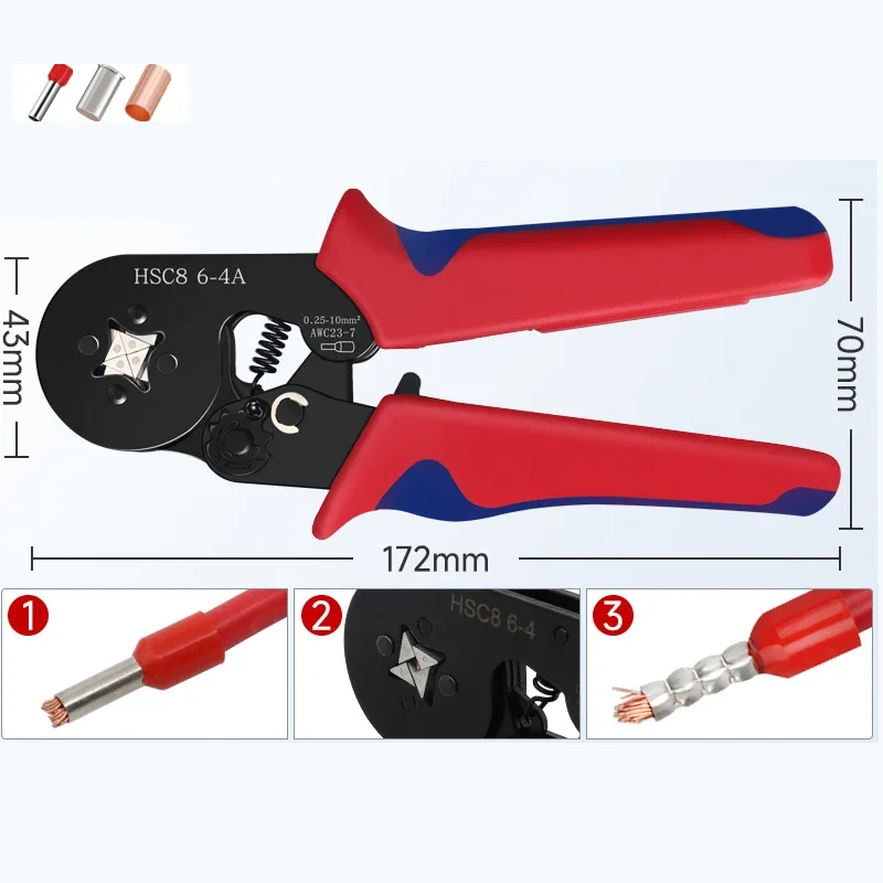 600/700pcs Bare Terminal Tubular Wire End Ferrules Mix Size Uninsulated Cable Sleeves Simple  for Wire Connection Pin Crimp