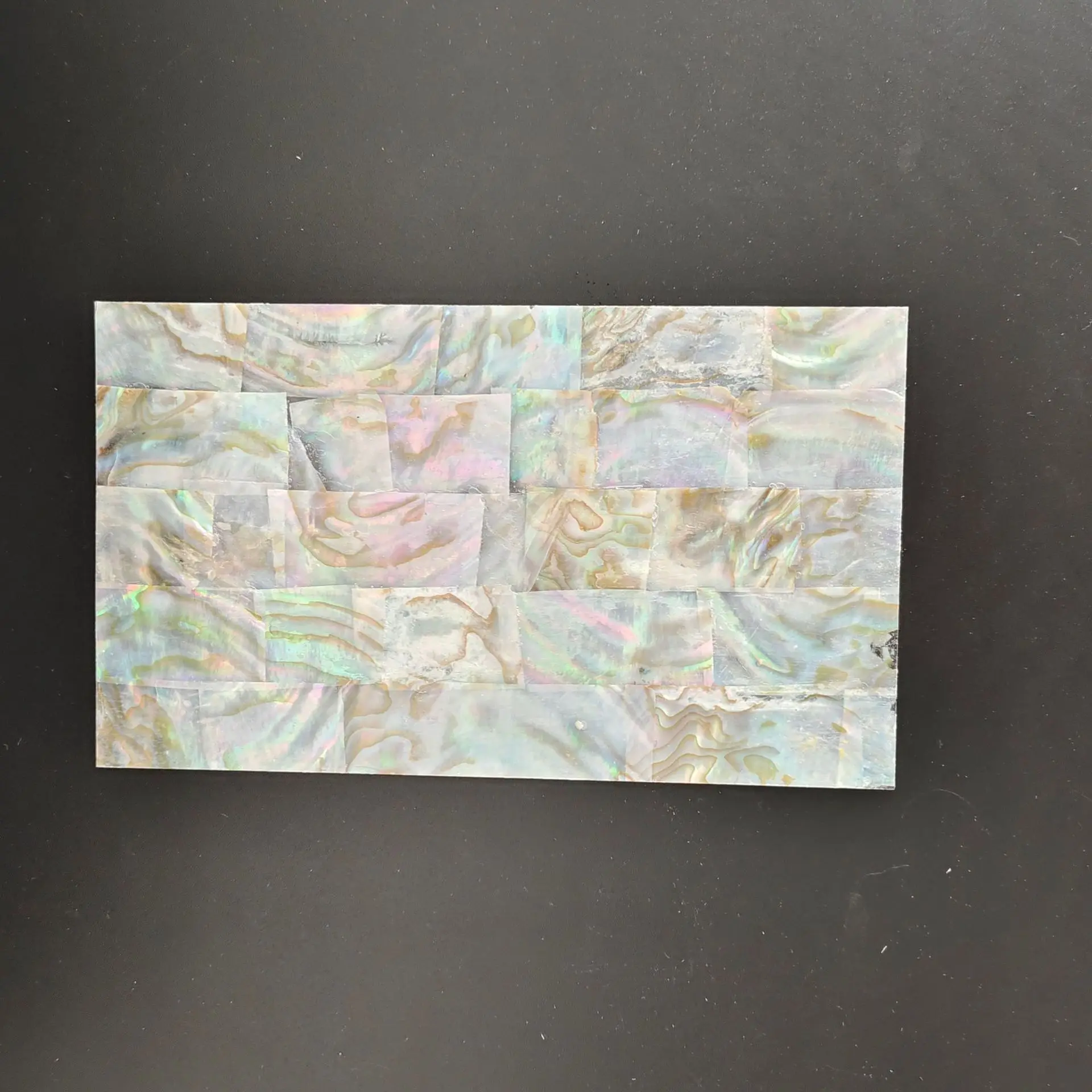 2Piece Natural Abalone Shell Mother of Pearl laminate Sheet DIY Home Decoration Materials And Crafts Carved Inlay Size