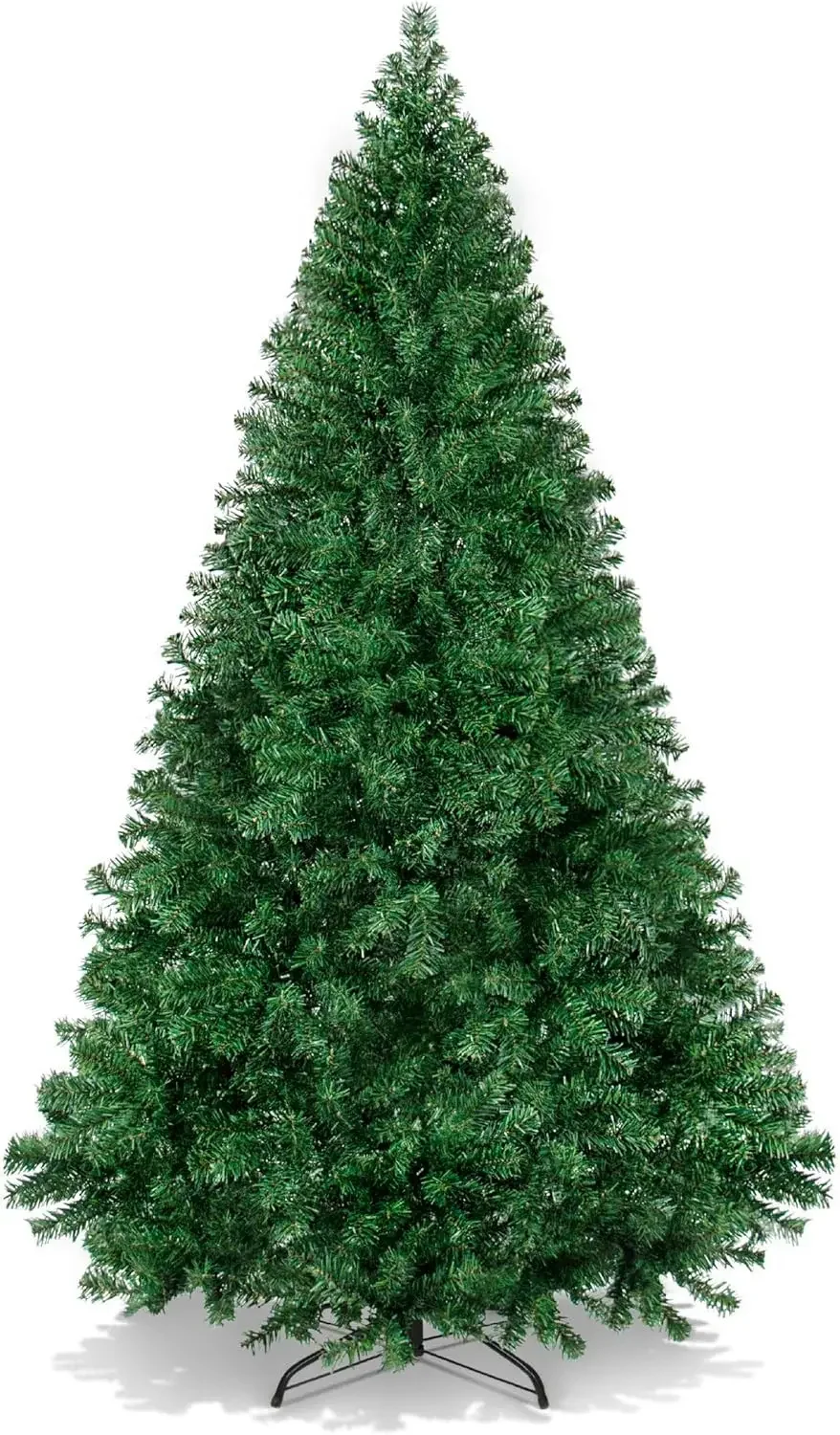

Artificial Christmas Tree, 6ft Premium Unlit Hinged Design, Dense Branches Realistic Holiday Décor , Base christmas ornaments