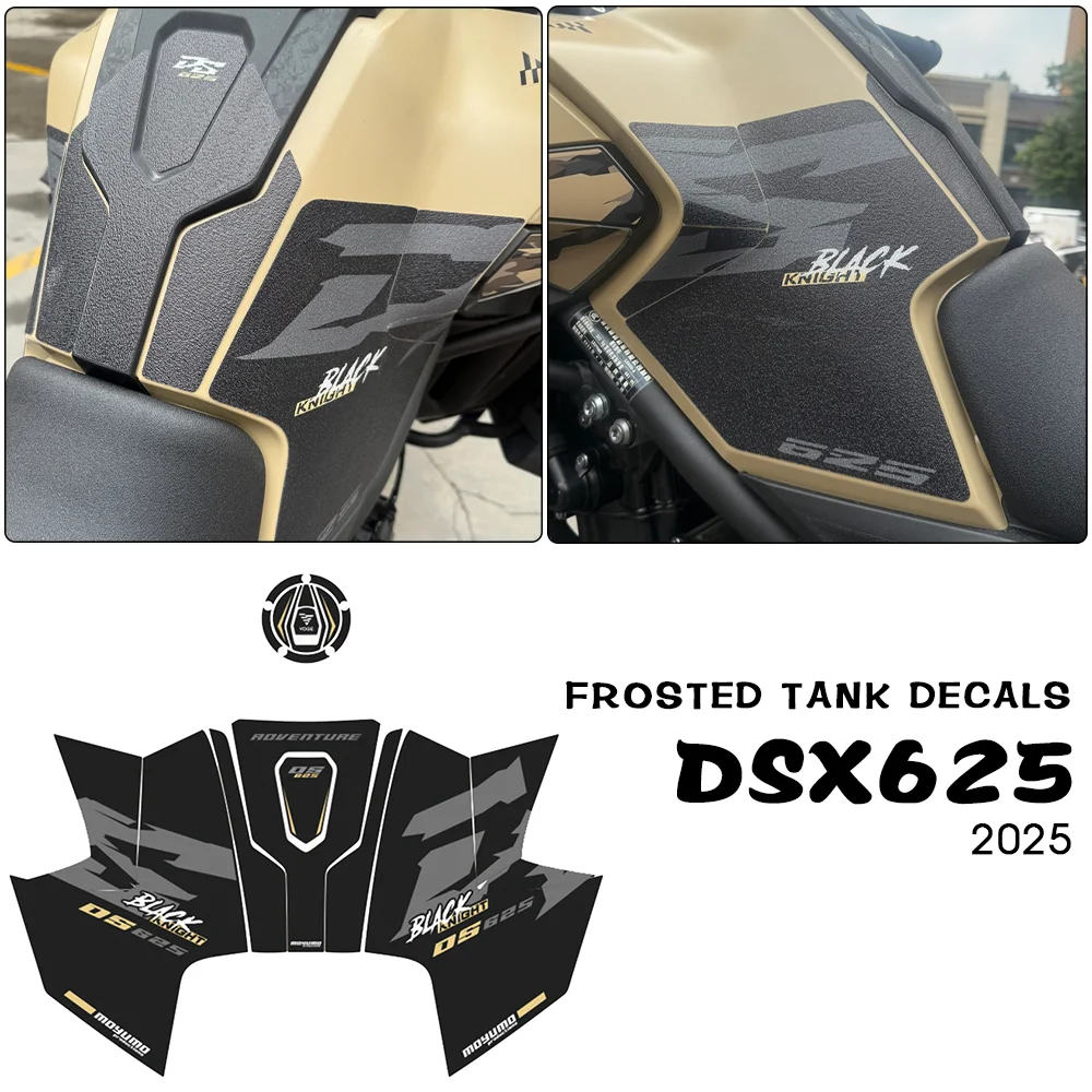 

2025 DS625X 625DSX Fuel Tank Protector For LONCIN VOGE DSX625 Accessories Motorcycle Frosted Tank Stickers 625 DSX Decals