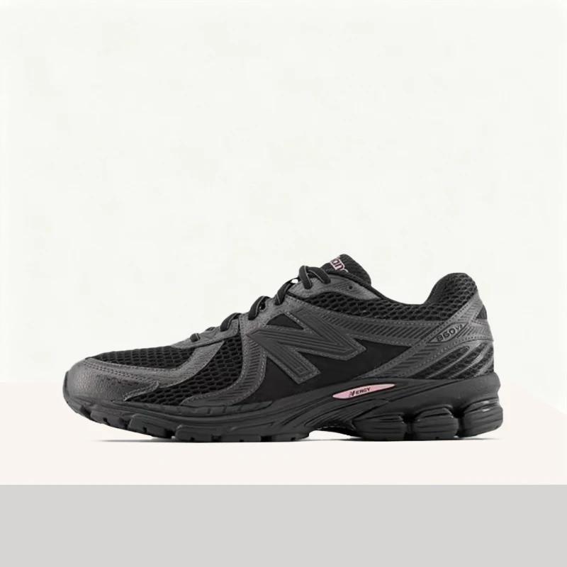 New Balance 860 Unisex Black/Pink Mid-Top Shoes – Stylish Non-Slip Durable Sole & Comfortable Casual Fit ML860PH2
