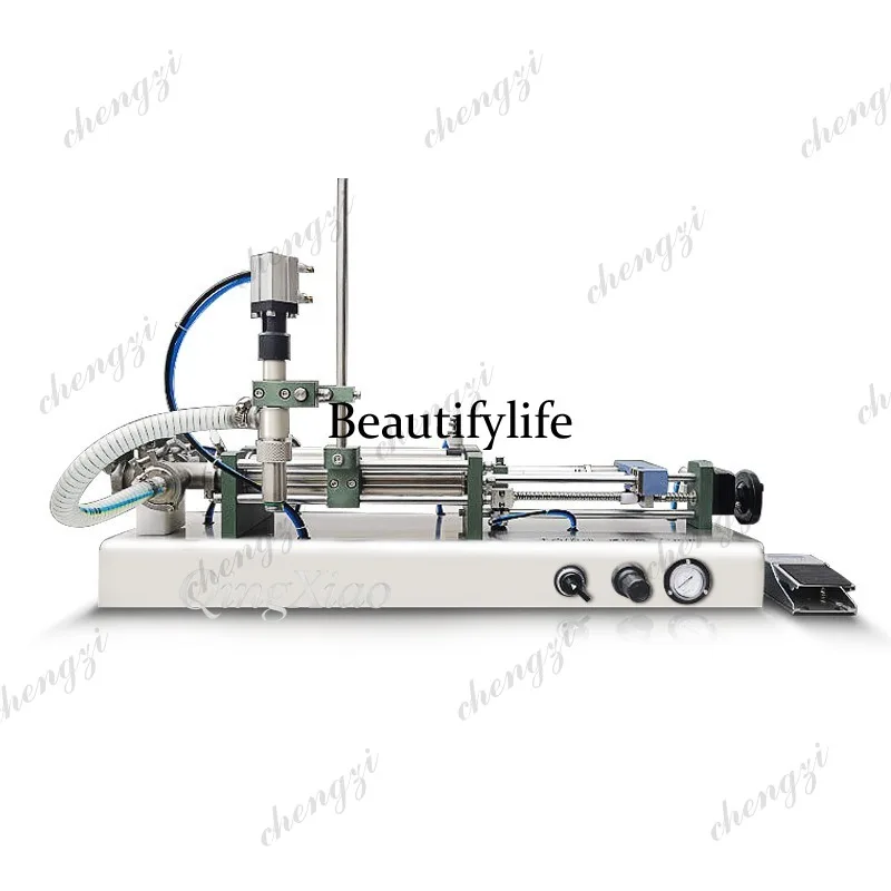 A81 Semi-Automatic Horizontal Paste and Liquid Filling Machine Small Pneumatic Quantitative Filling Machine