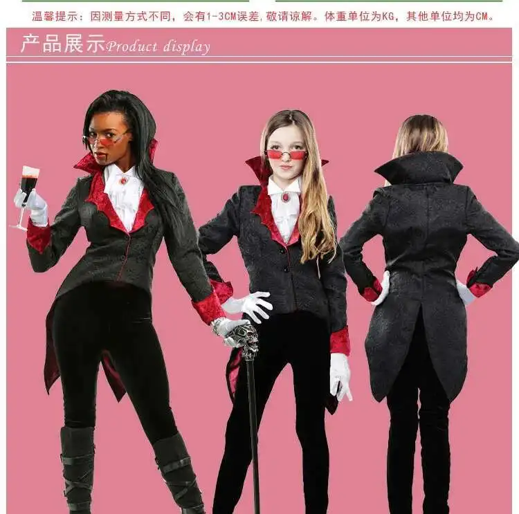 Halloween angel and demon theme adult children female fashionable vampire devil cosplay costume suitable for any figure