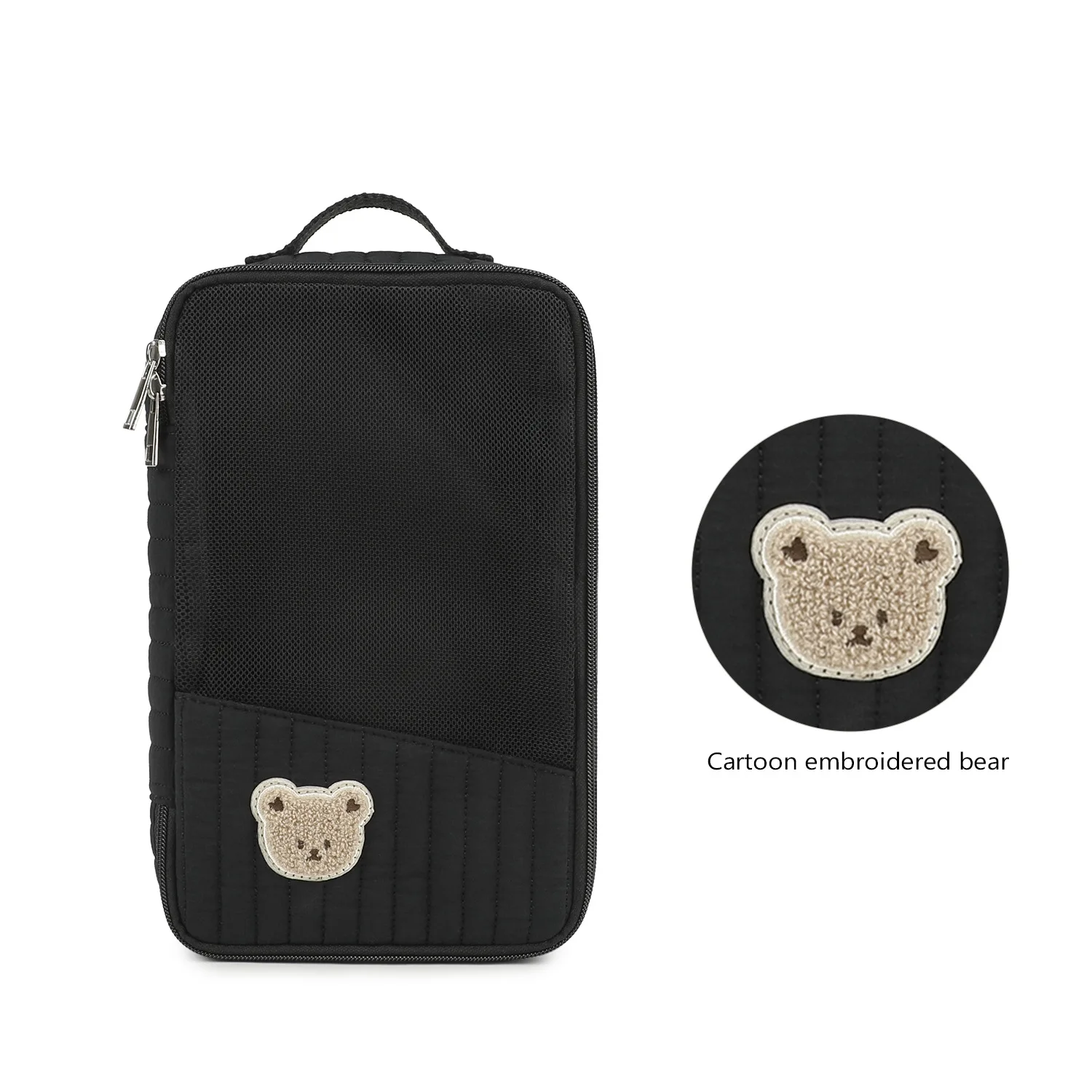 Reise-Wickeltasche, Wasserdichte Tragbare Wickeltasche für Babykleidung, Mutter-Toilettentasche, Geeignet für Reisen, Mama-Tasche – Detail 3