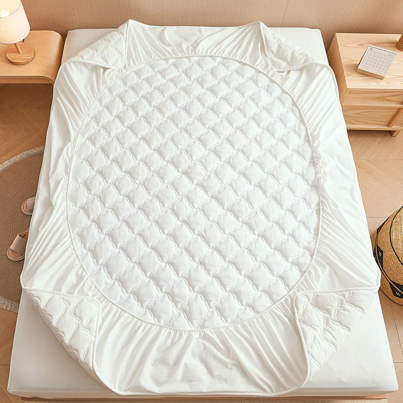 Mattress Protector Bedspread Xinjiang Cotton Fabric Cotton Blend Fabric  Fitted Sheet Bedding Bed Sheets Plush Pillowcase
