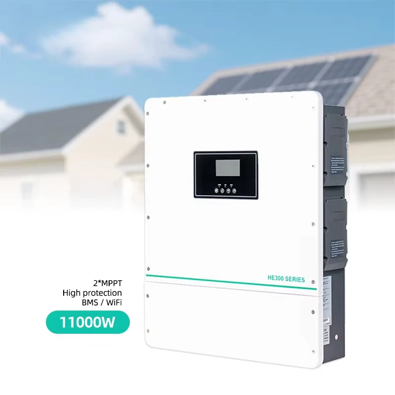 

Hybrid Solar Power Inverter Waterproof and Dustproof 11kW Dual and Single Output Options with BMS Pure Sine Wave High Efficiency