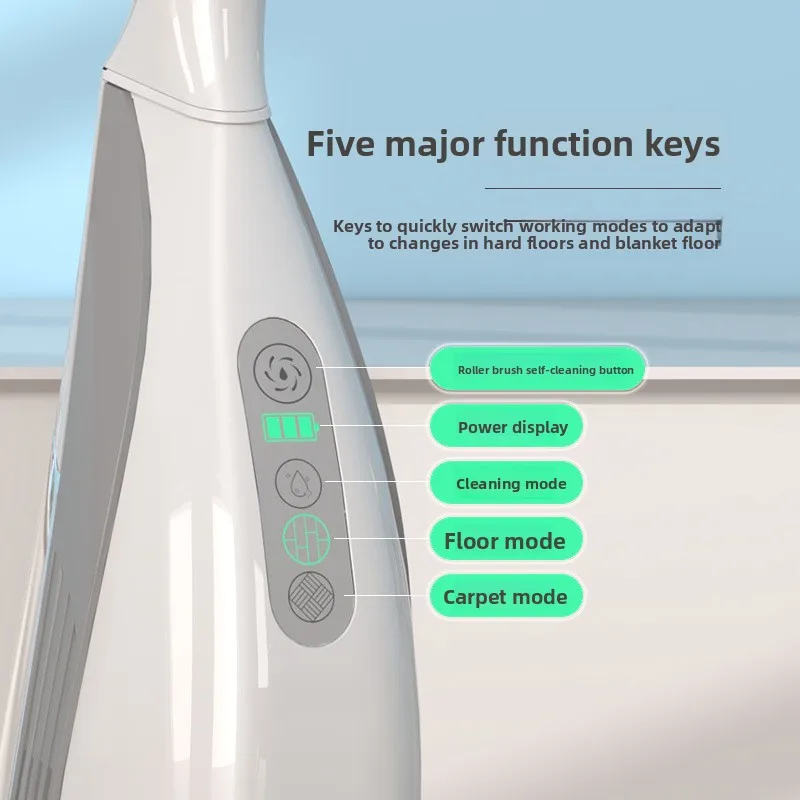 Factory Direct Sale Household All-in-One Handheld Electric Mop Wireless Smart Vacuum & Mop with Self-Cleaning Feature Bagless