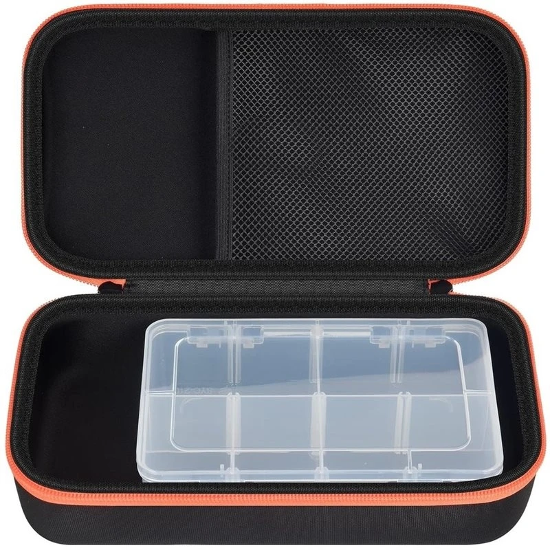 HGHO Hard Shell Case With Organizer Box, Hard Grommet Tool Kit For Craft Users- Plastic Storage Case Includes Dividers