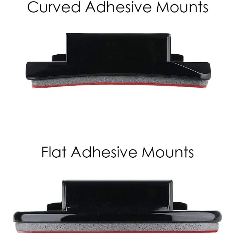 Helmet Adhesive Sticky Mounts Flat Curved 3M Mount For GoPro Hero 11, 10, 9, 8, 7 All Action Cameras