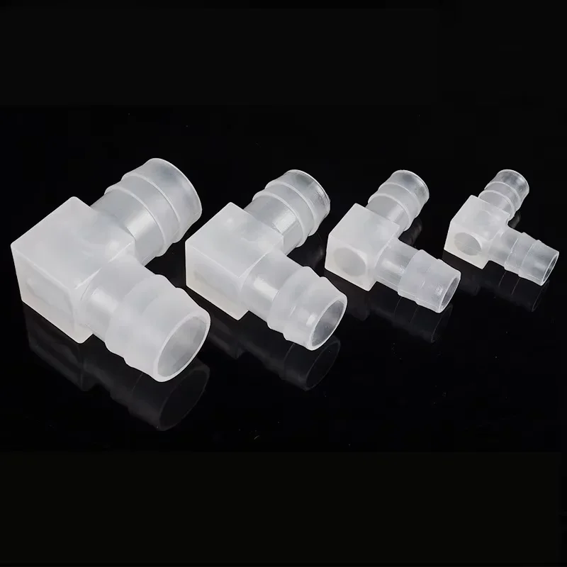 

5~50pcs 4~20mm PP Elbow Connectors Aquarium Tank Fittings Air Pump Aerator Pagoda Joint Garden Irrigation Medical Hose Joints