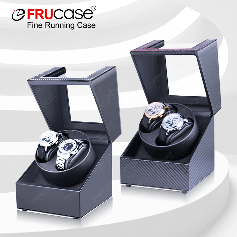 [ 2 Rotation Modes ] FRUCASE PU Watch Winder for Automatic Watches Watch Box Can be Serialized