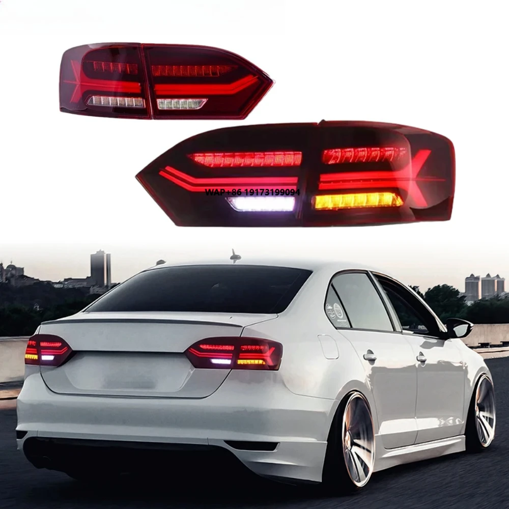 

for Jetta Taillights 2012-2014 LED Car Taillamps Upgrade Rear Back Design LED Rear Lamps Plug and Play for