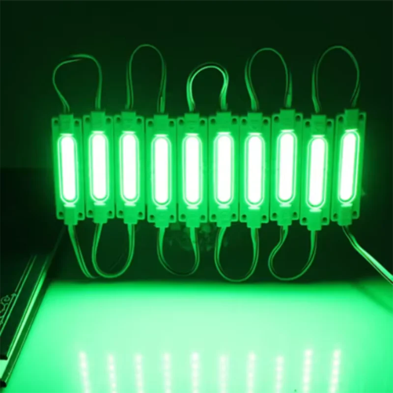 DC24V 20pcs/lot injection with lens COB LED module waterproof LED back light backlight for sign channel letter 2W IP65