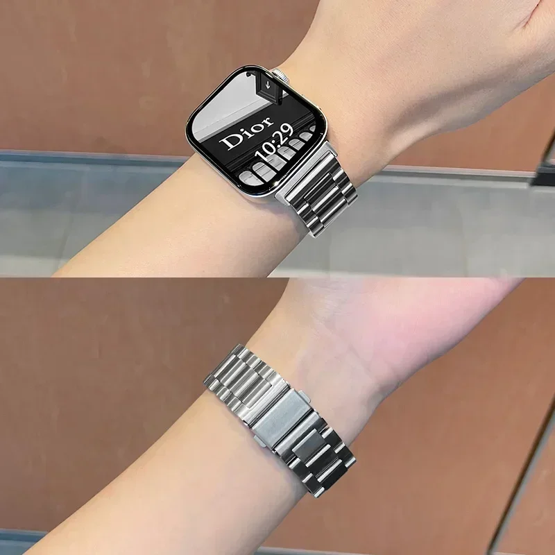حزام من الفولاذ المقاوم للصدأ لساعة هواوي فيت 3 2 4Pro سوار كوريا للرجال والنساء حزام ساعة معدني لهواوي Fit4 Fit4pro Fit3