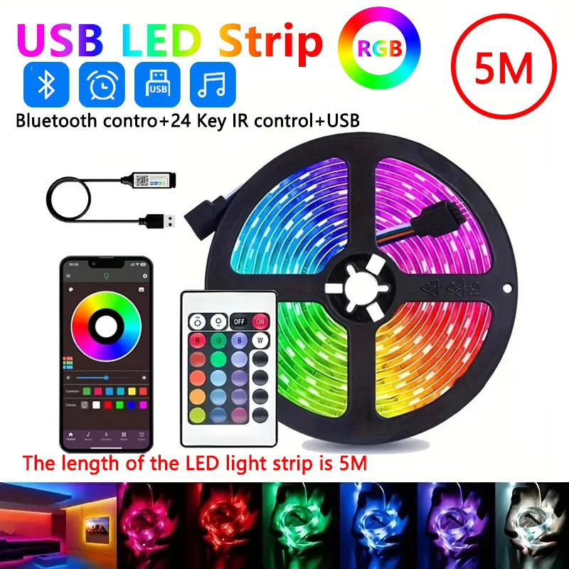 5V Rgb 5050 Led Lig… - image