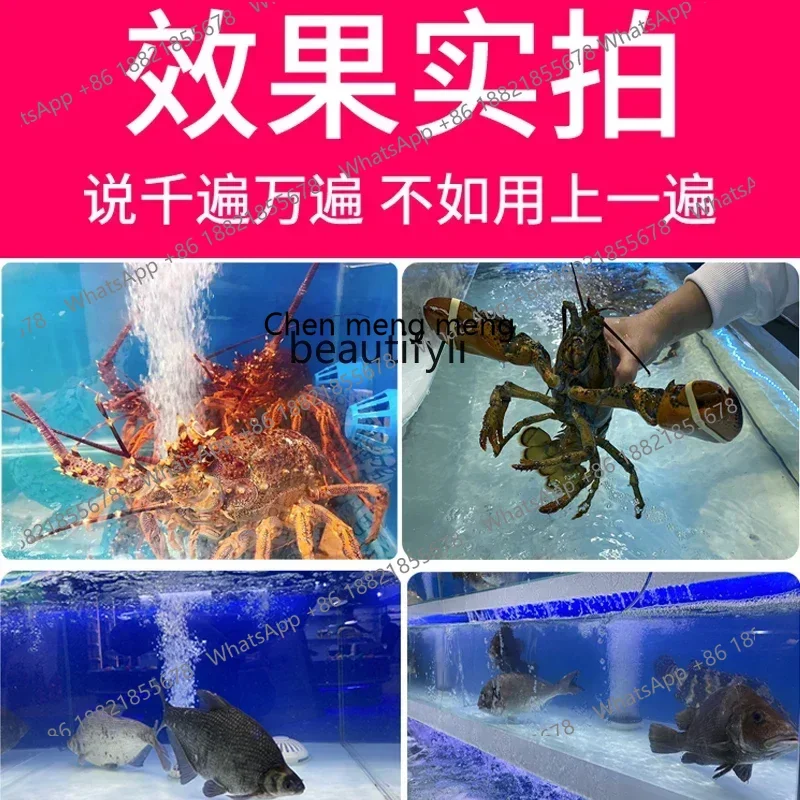 xxSeafood Pool Commercial Three-Tier Supermarket Hotel Fish Pond Aquatic Shell Pool Mobile Seafood Fish Tank