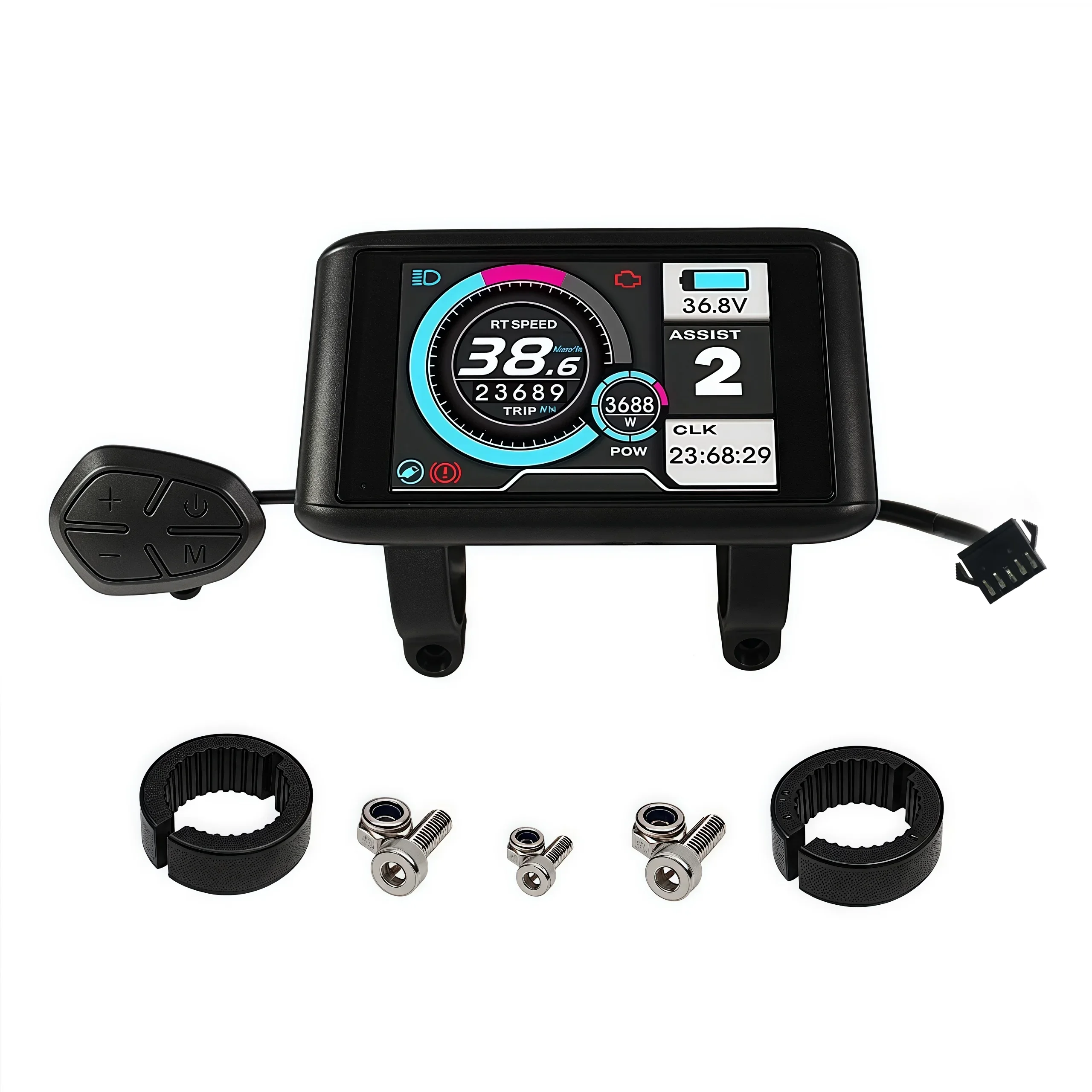 

Wired Digital LCD Display Bike Speedometer Rainproof Housing Easy Installation Backlight Odometer Fatbike Road/Mountain E-bike