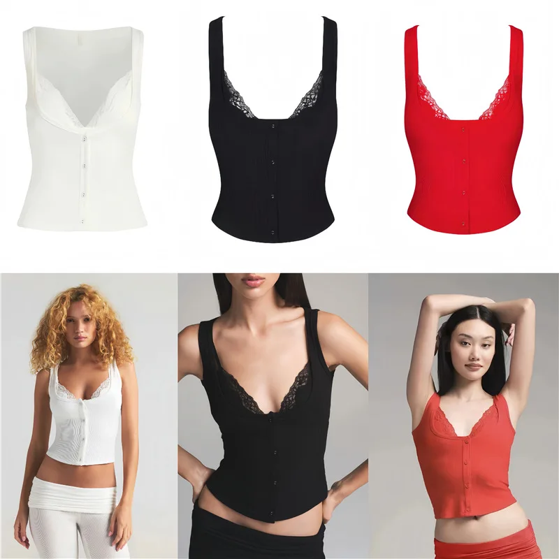 

Сексуальный комплект из двух предметов с кружевной отделкой: топ и брюки. Мягкий домашний костюм из полиэфирного волокна для женщин. Идеально для дома и работы.