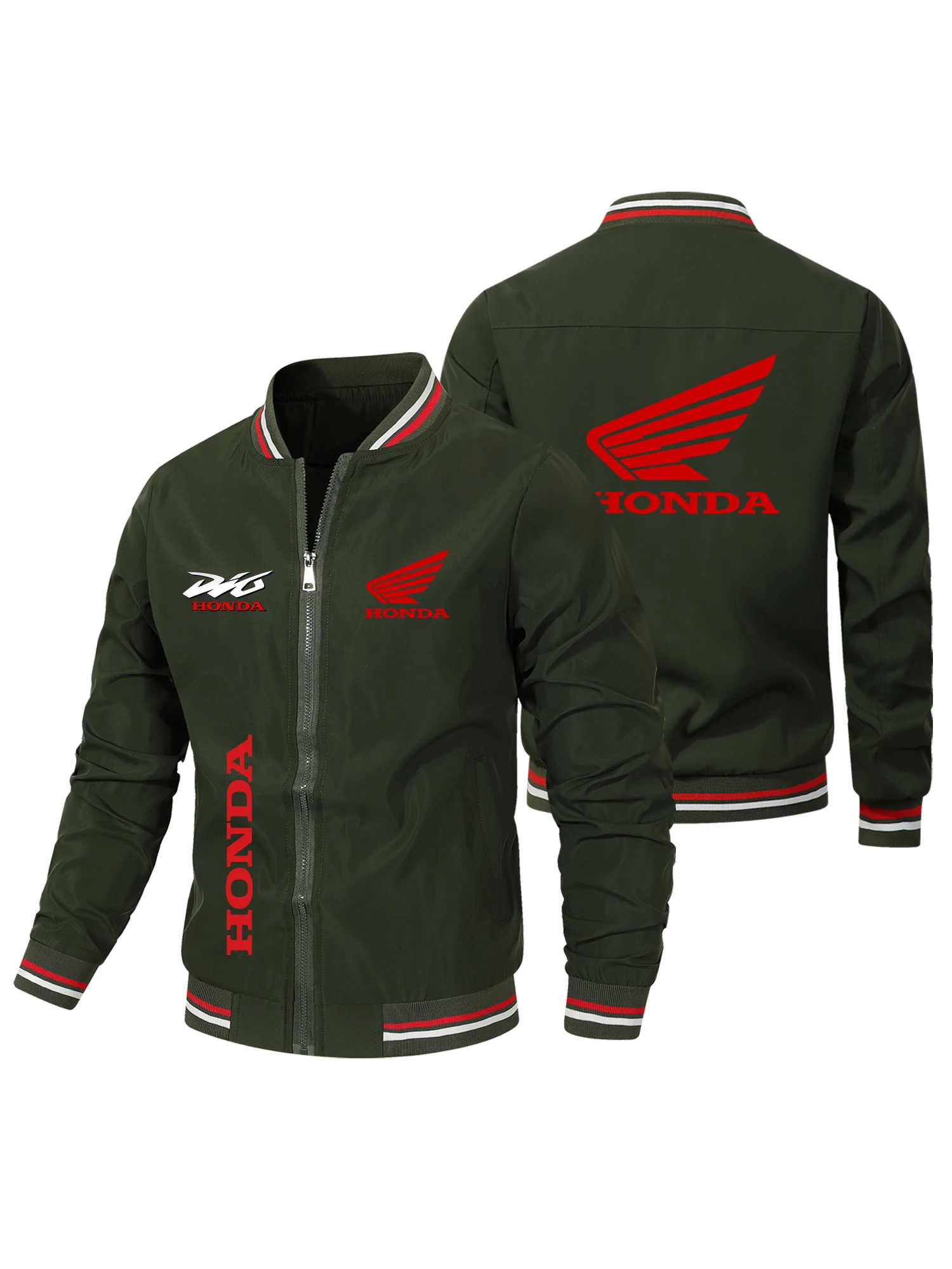 AliExpress Autumn Men's Honda Wings Motorcycle Bicycle Waterproof Jacket Men's Outdoor Fitness Top Honda Bomber Jacket Baseball Jacket 2025
