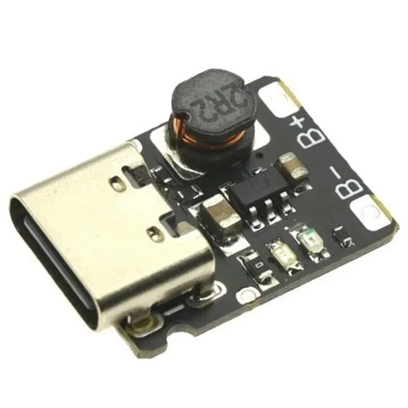 10pcs Type-C 5V Charge Discharge Integrated Module 3.7V 4.2V 18650 Lithium Battery Charging Boost Power Board Protection
