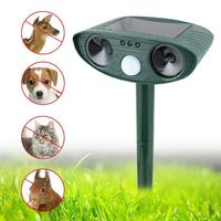 1pc Ultrasound Animal Repeller Solar Energy Cats And Dogs Repeller Rechargeable Garden FarmYard Waterproof Creature Deterrent
