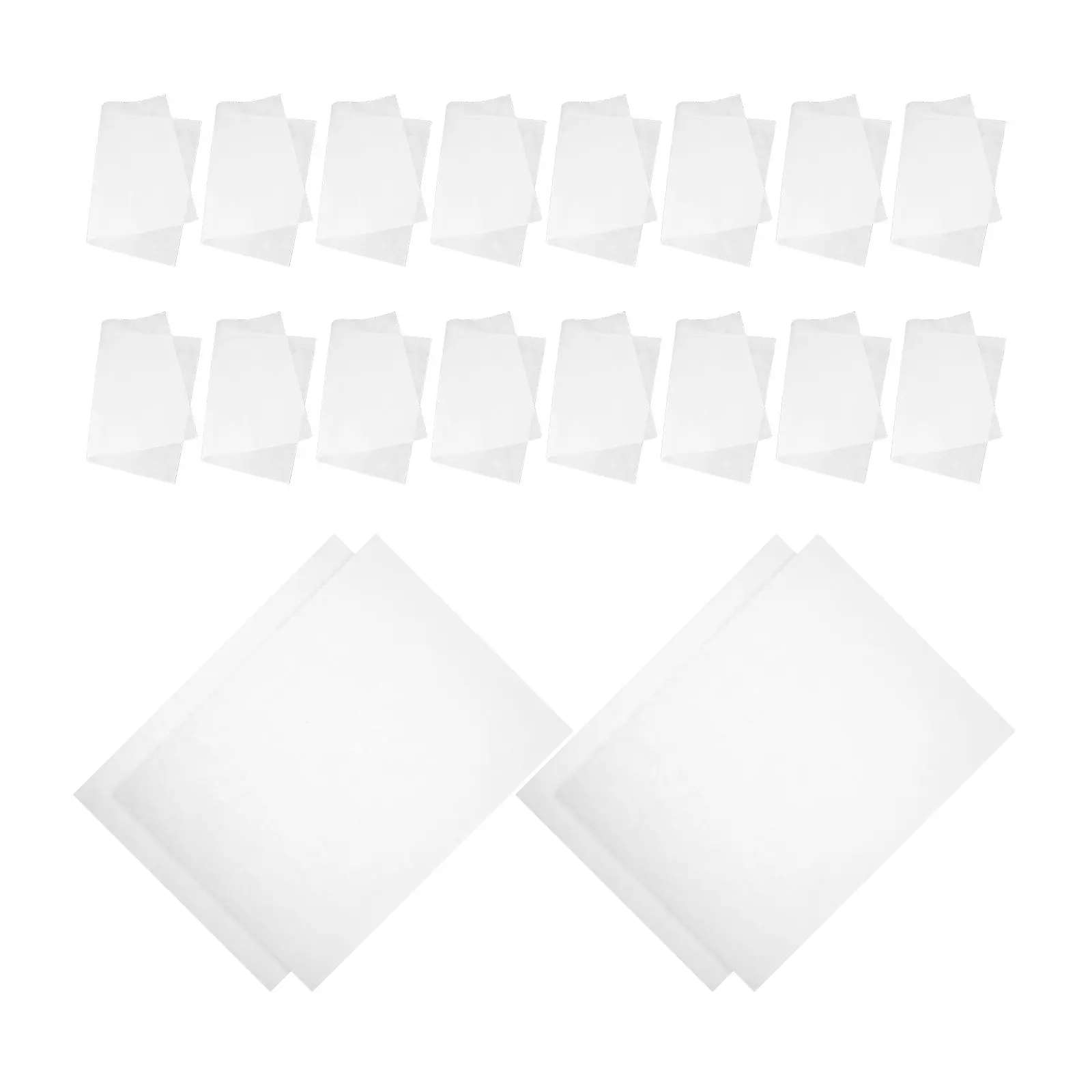 200Pcs Silicone Coated Greaseproof Parchment Paper Precut Baking Sheets Oven Safe Nonstick Baking Liners for Cookies Cake Rolls
