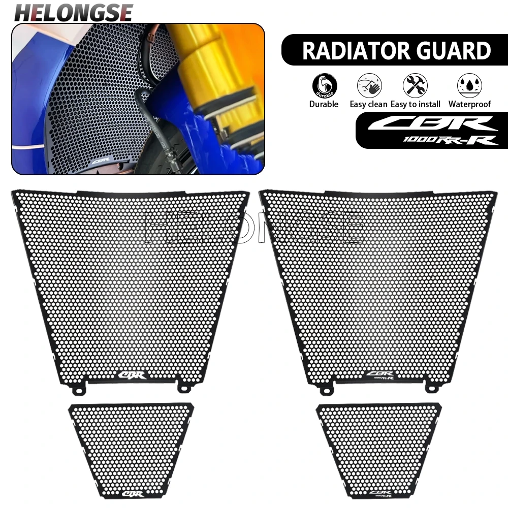 

2025 2026 мотоциклетная решетка радиатора, защитная крышка для HONDA CBR1000RR-R SP CBR 1000RR R Fireblade 2020-2024