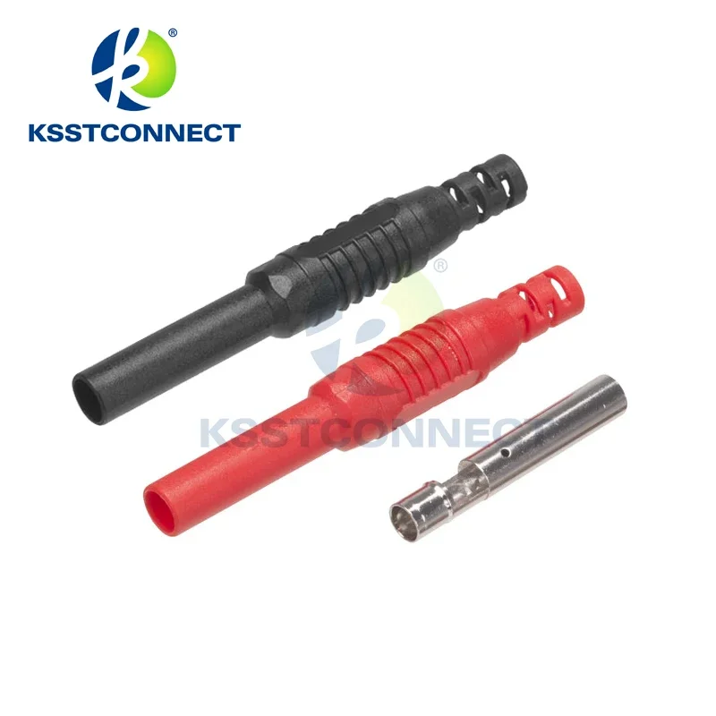 32A 4mm Banana Female Socket Welded Connector High Current for Multimeter Test Leads DIY Electrical Adapter