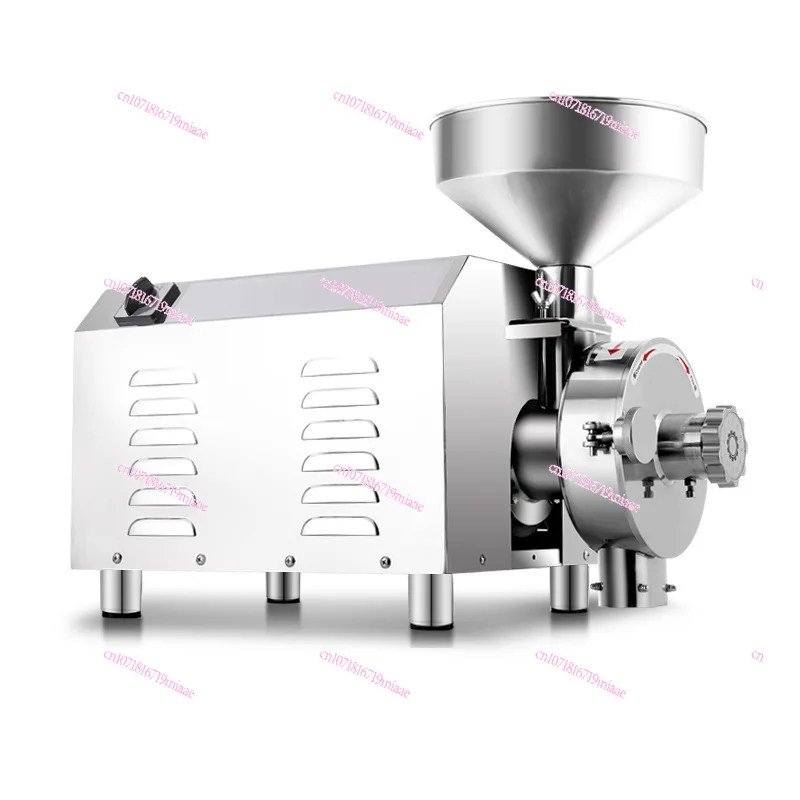 3000W Multifunctional Stainless Steel Cereal Grain Milling Machine Electric Herbs Shredder Commercial Grinding