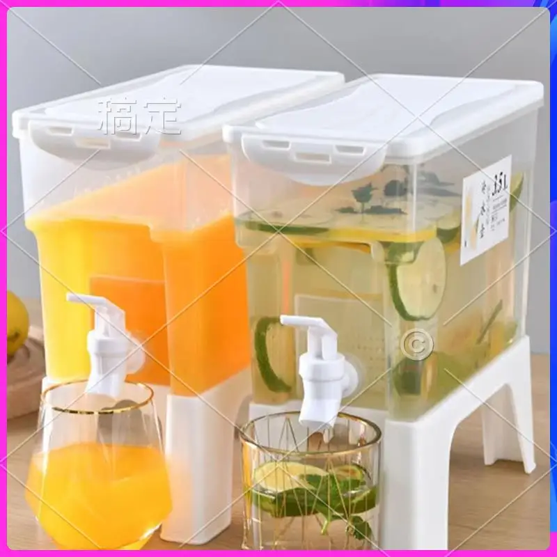 

НОВЫЙ-диспенсер для напитков с патрубком, кувшин для сока с краном, контейнер для посуды для молочных напитков для вечеринок и ежедневного использования