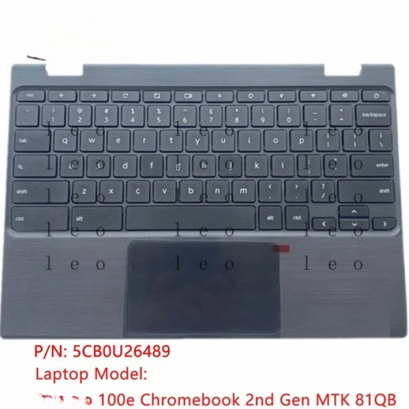 

CC 5CB0U26489 New For Lenovo 100e Chromebook Gen2 MTK Palmrest Keyboard Touchpad