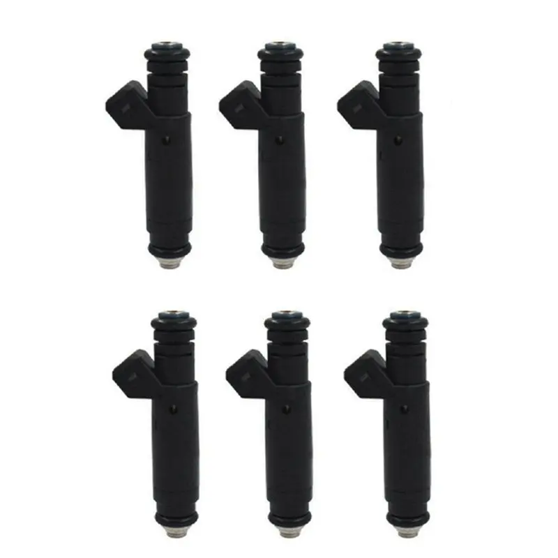 Durable-For Siemens Deka VW GM AGU EV1 FI114961 Compatible 6X Fuel Injector Assembly 60LB 630Cc