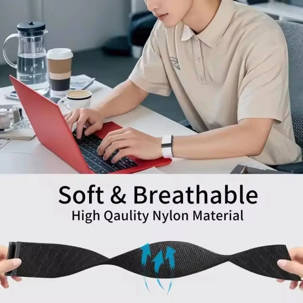 

For Whoop 5.0 Sports Bracelet Bracelet Elastic Band Sports Wristband Whoop Monitoring Heart Rate Titanium Buckle Strap