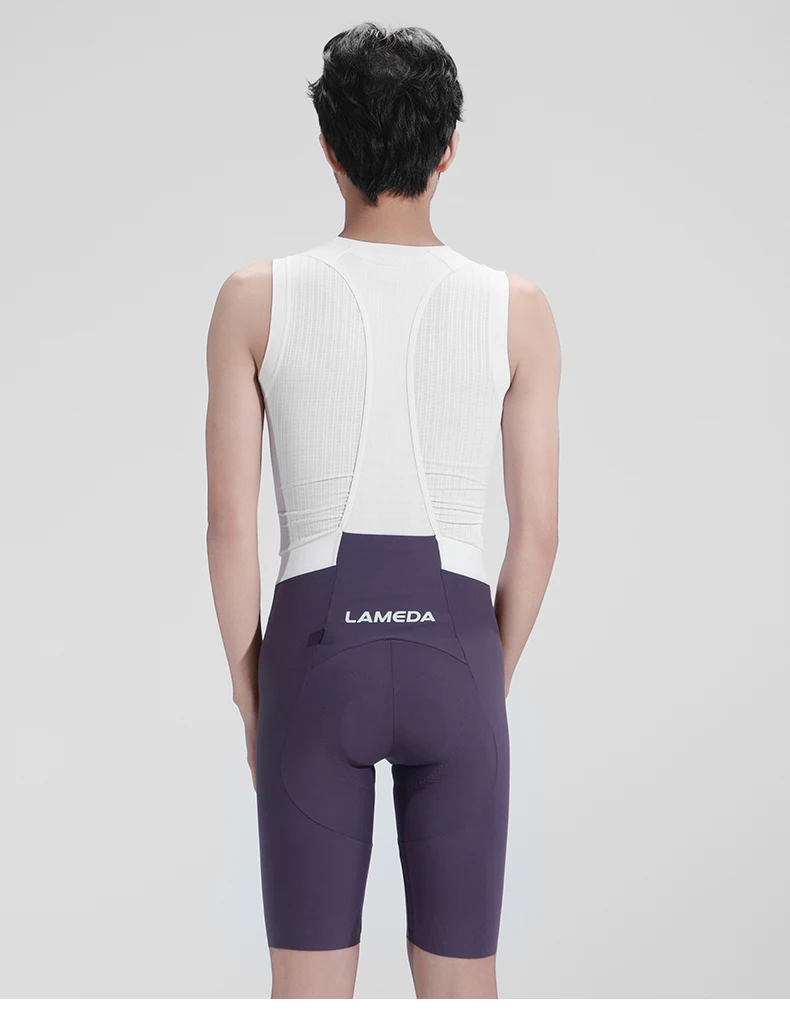 LAMEDA Radfahren Trägerhose Herren Rennrad Shorts Langstrecken Pad Reithose Professionelle Radfahren Shorts Sommer Fahrrad Kleidung – Detail 17