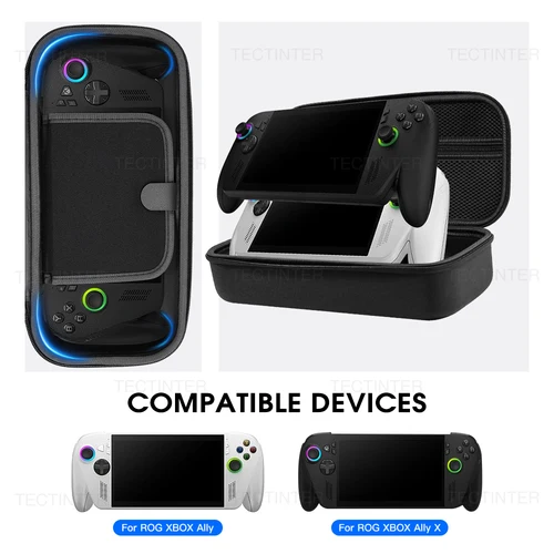 Imagen 2 del producto Bolsa de Estuche de transporte para consola de juegos Asus ROG Xbox Ally/X, funda de almacenamiento para accesorios ROG Xbox Ally X