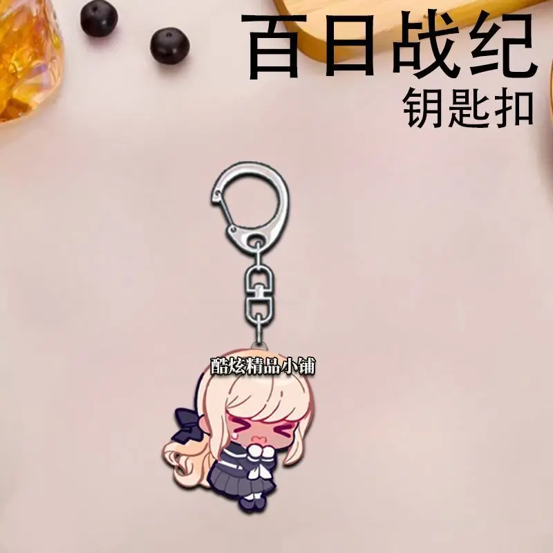 15 قطعة أنيمي المائة خط سومينو تاكومي سلسلة مفاتيح مصنوعة من الأكريليك حقيبة السيارة قلادة هدية لطيف الإبداعية حقيبة العرافة أصدقاء الهدايا كيرينغ