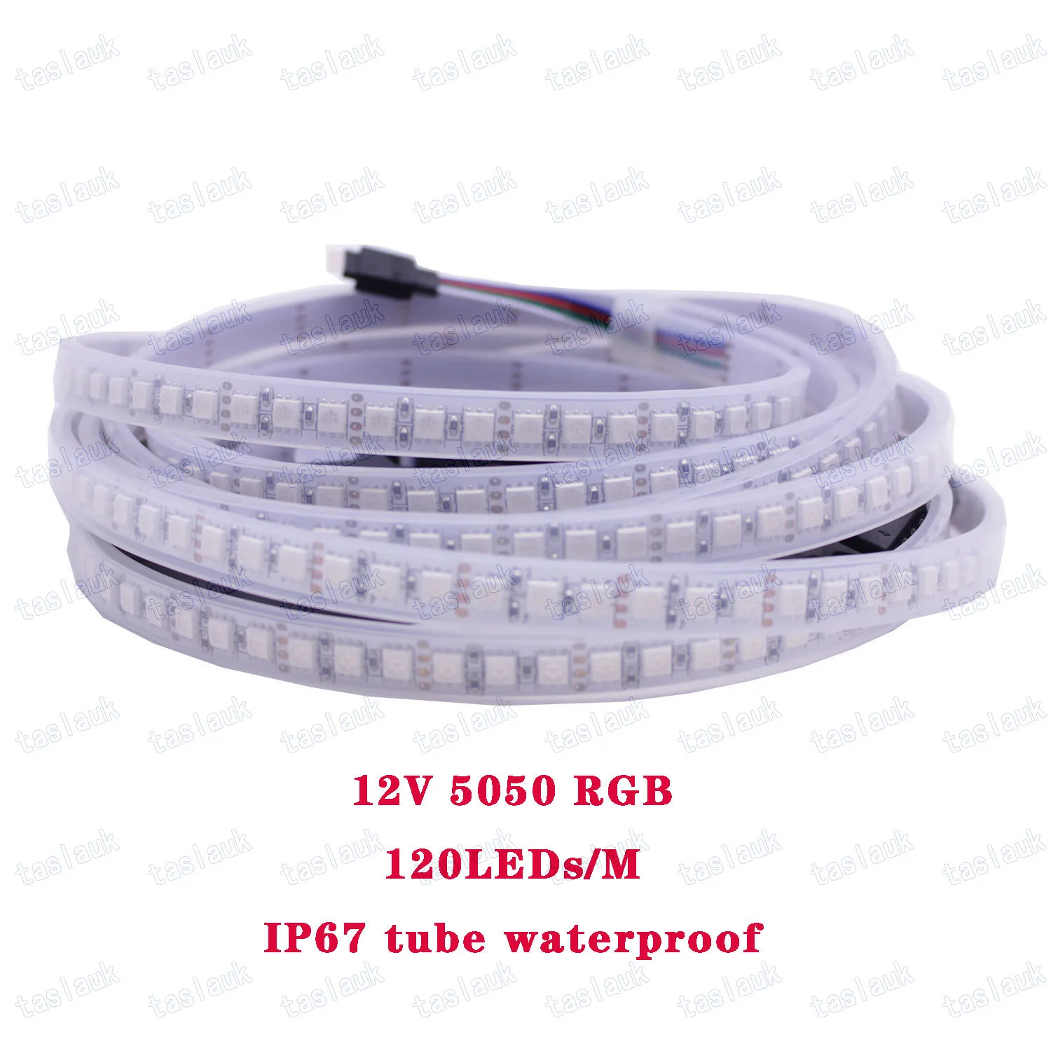 IP20 IP65 IP67 Tube waterproof LED Strip 5050 DC12V 24V 120LEDs/m Flexible LED Light Warm white/White RGB Neutral whiteLED Strip