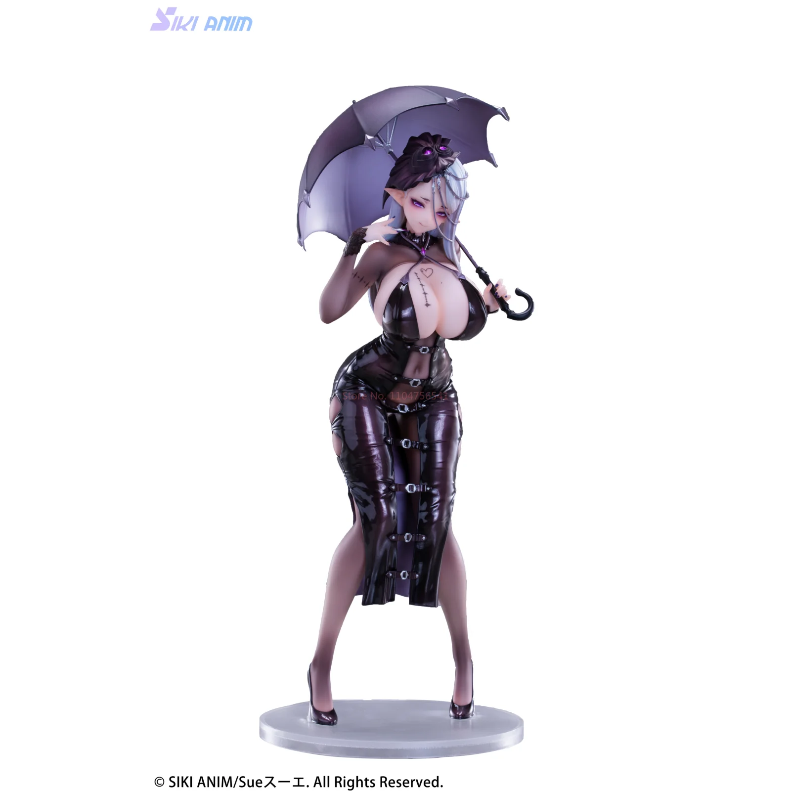 Figura de Anime Original de Siki Anim Kirie Widow, Muñeca de Colección a Escala 1/7, Figura de Anime, Regalo de Cumpleaños