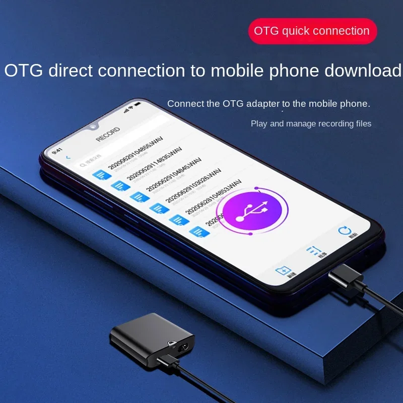 UltraThin Mini Sound Recorder Portable MP3 Player Small Voice Recorder For Children In Kindergarten Safety Espia Audio Recorder