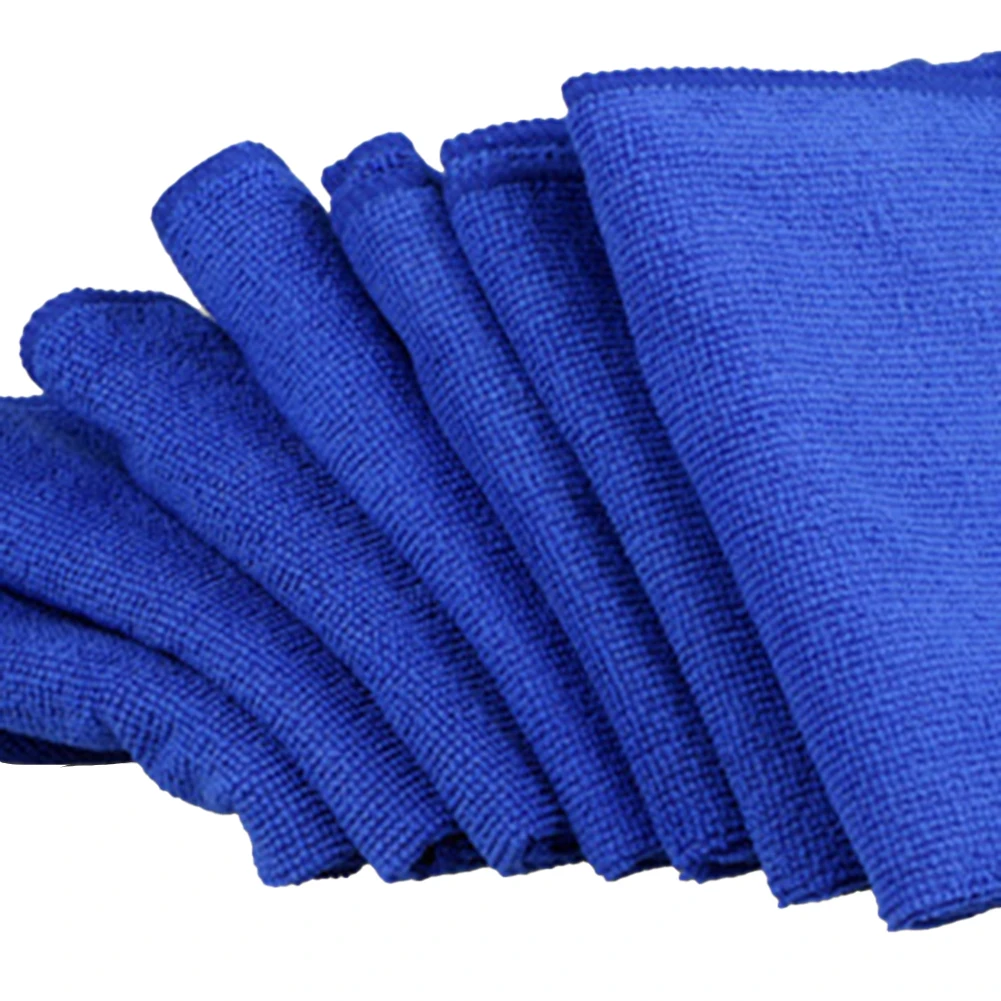 

Clean and Protect with Ease Scratch Resistant Washable Cleaning Auto Car Detailing Soft Cloths 20 PCS Blue 30 X 30cm/11 8IN