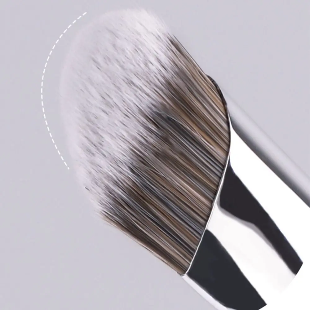 Oblique Head Face Foundation Brushes White Color Foundation Concealer Corrector Brush Corrector Contour Beauty Tool