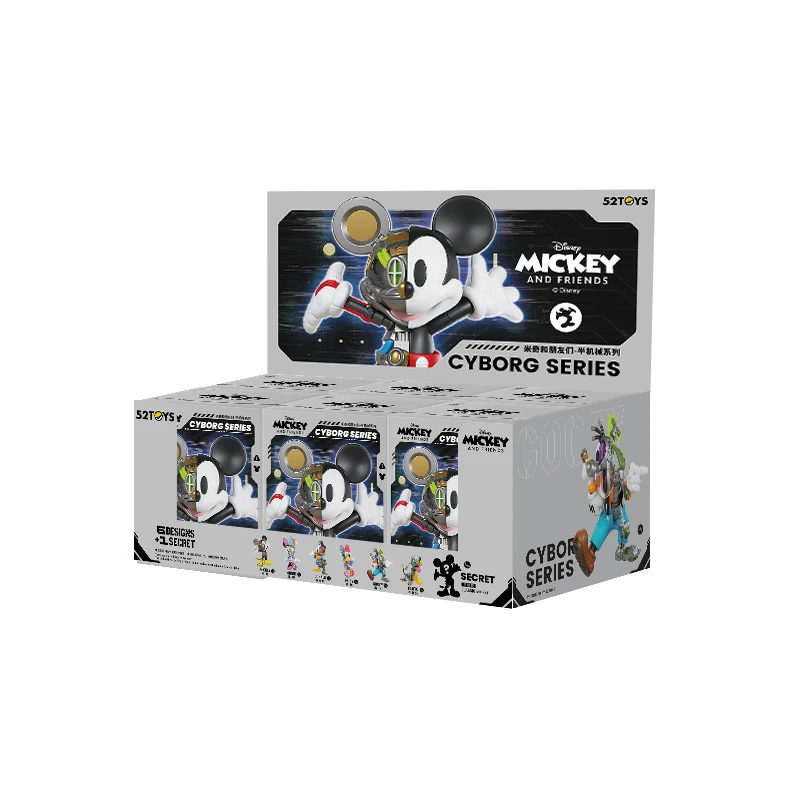 Disney Mickey En Vrienden Cyborg Serie Blinde Doos Mannequin Trendy Speelgoed Verjaardagscadeau