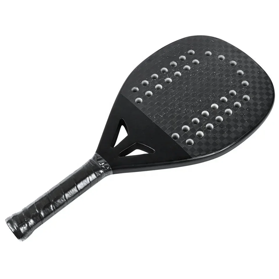 مضرب تنس الشاطئ مصنع BT15 شعار مخصص 3K مضرب تنس الشاطئ من ألياف الكربون