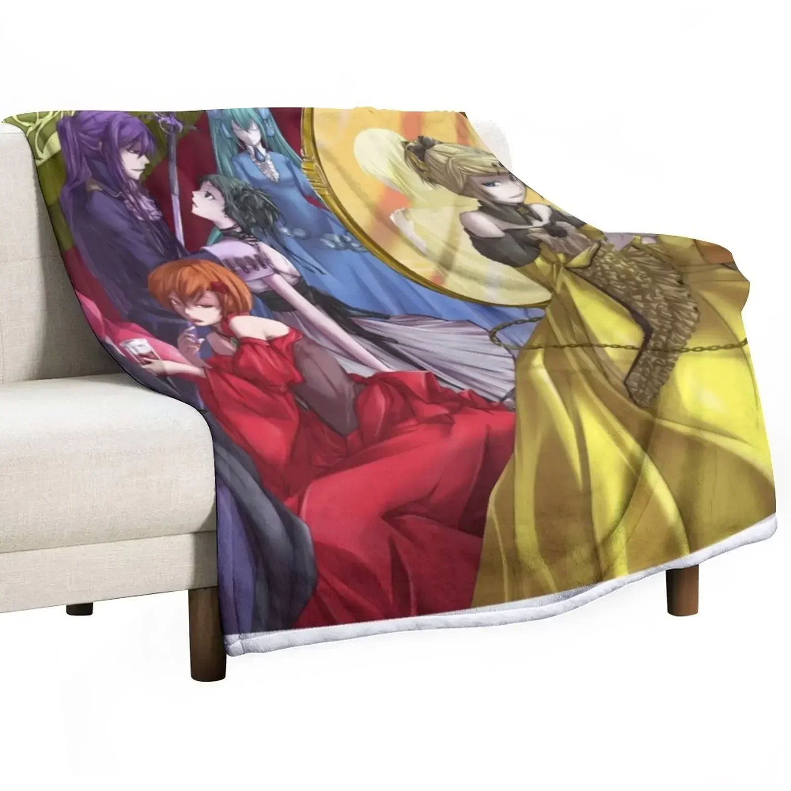 Evillious Chronicles - VOCALOID Throw Blanket Nap Blankets For Sofas Hairys Extra Large Throw Blankets