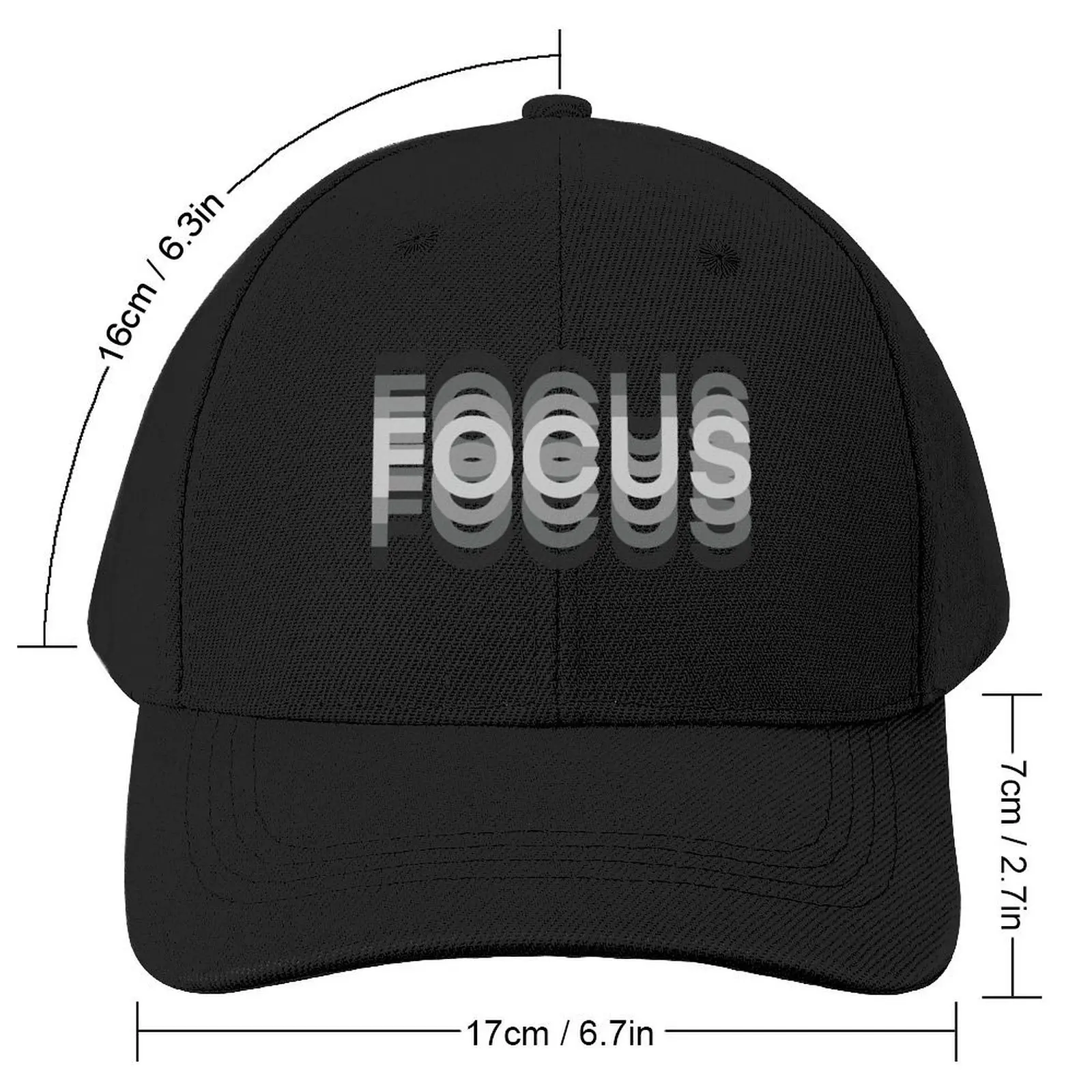 Focus illusion Baseball Cap tea Hat Hat Man Luxury Women's Hats 2024 Men's