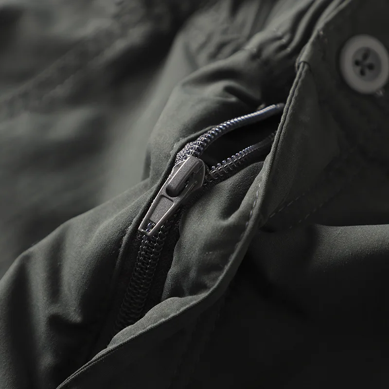 Outdoor Workwear Pants Men's Loose Fleece Lined Thick Soft Hiking Pants Windproof Waterproof Polyester Fiber Straight Leg